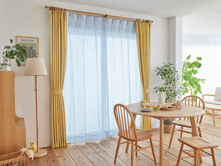 レースカーテン スミノエ ジェシカボイル 100×133cm 洗える 1枚入り -5