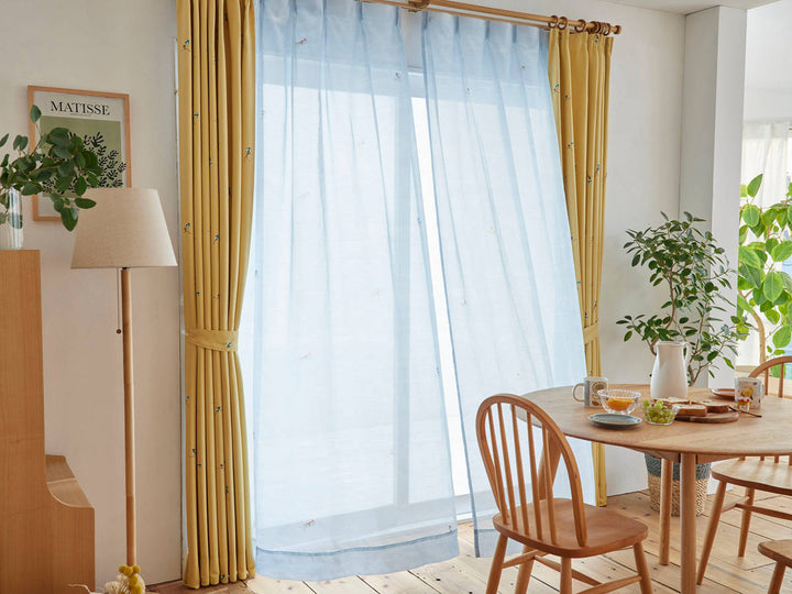 レースカーテン スミノエ ジェシカボイル 100×133cm 洗える 1枚入り -7