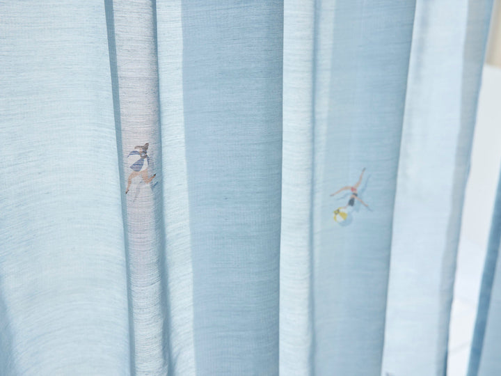 レースカーテン スミノエ ジェシカボイル 100×176cm 洗える 1枚入り -11