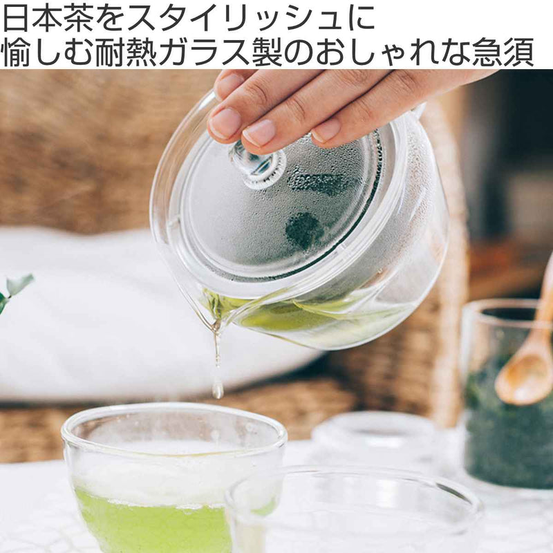 ハリオ茶茶急須禅300ml耐熱ガラスCHZ-30T