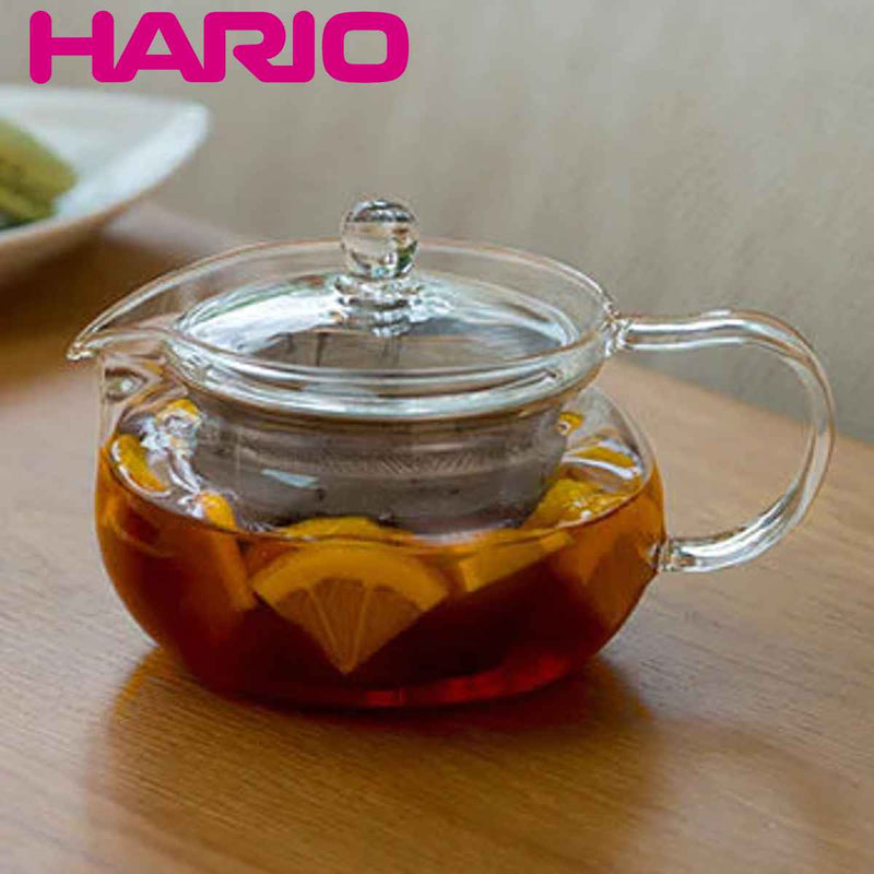 ハリオ茶茶急須丸450ml耐熱ガラスCHJMN-45T