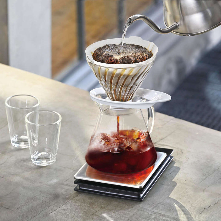 ハリオ透過ドリッパーV601～4杯用耐熱ガラスVDGR-02-B