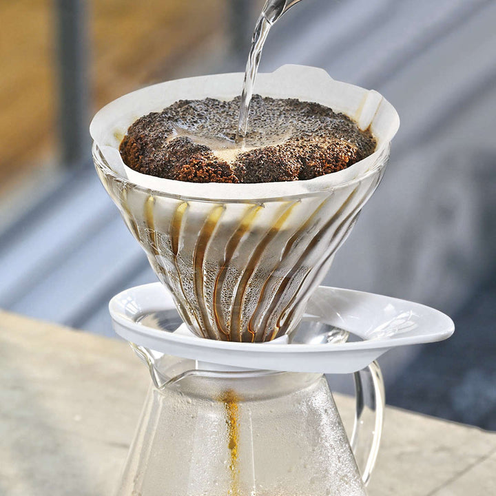 ハリオ透過ドリッパーV601～4杯用耐熱ガラスVDGR-02-B