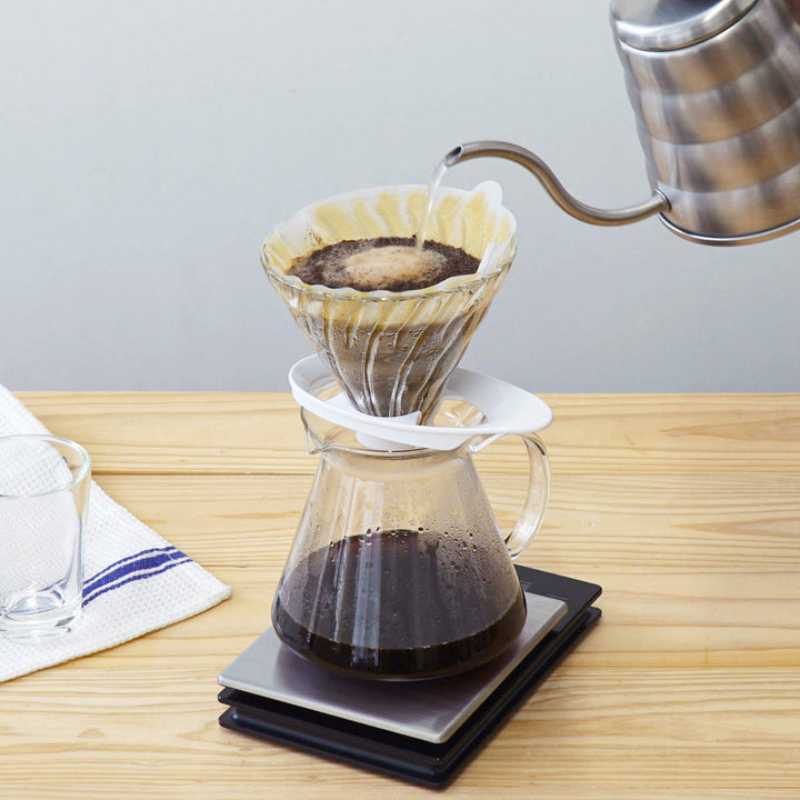 ハリオ透過ドリッパーV601～4杯用耐熱ガラスVDGR-02-B