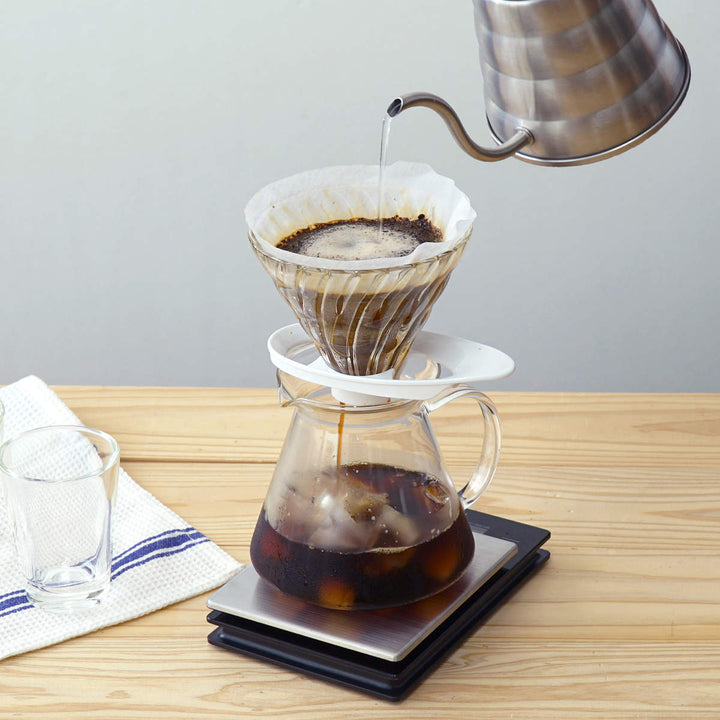 ハリオ透過ドリッパーV601～4杯用耐熱ガラスVDGR-02-B