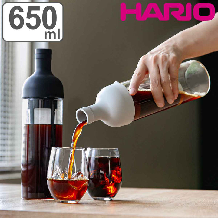 ハリオフィルターインコーヒーボトル650mlFilter-inBottlePortable5杯用耐熱ガラスFIC-70