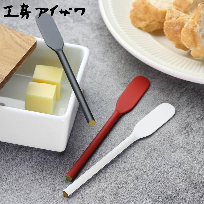 工房アイザワ 円 黄銅洋食器 バターナイフ -2