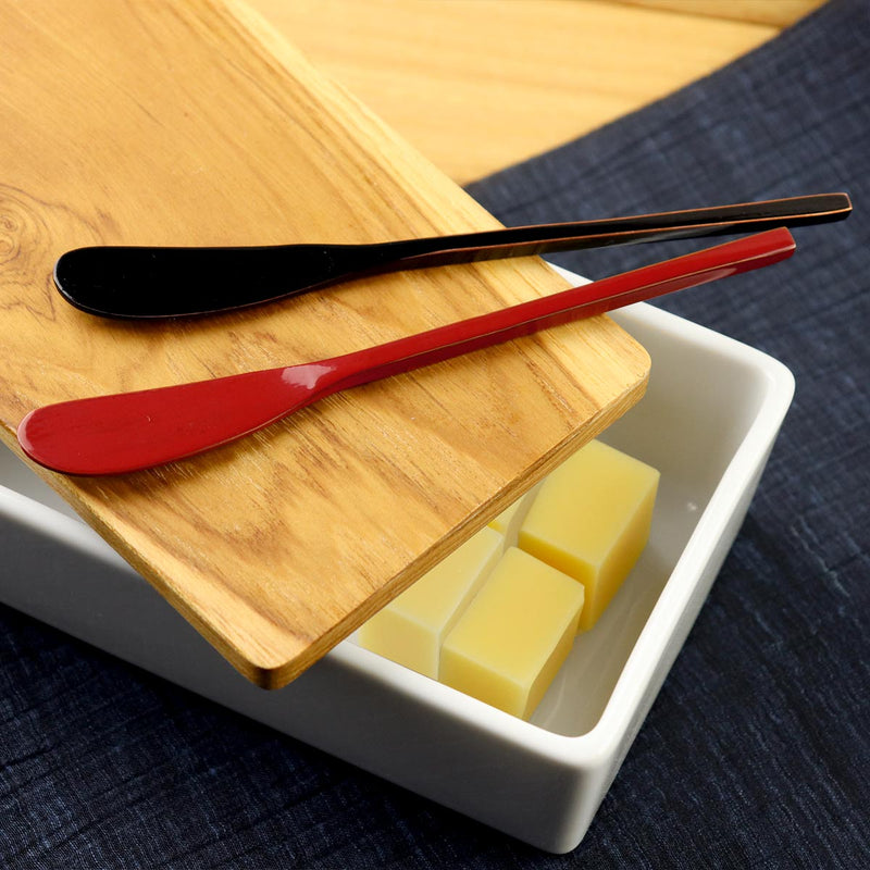 工房アイザワ朱塗り純銅洋食器バターナイフ