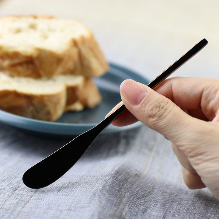 工房アイザワ朱塗り純銅洋食器バターナイフ