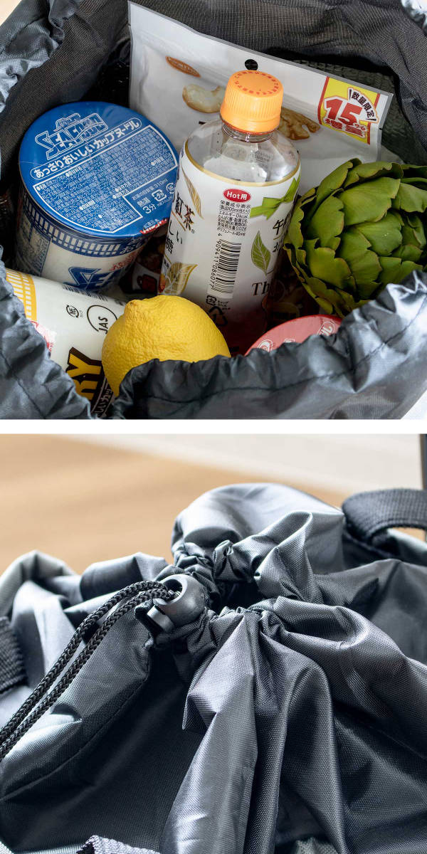 ショッピングカート cocoro トート カートセット 折りたたみ おしゃれ 大容量 軽い 保冷 -14