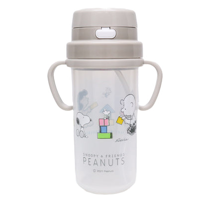 水筒 ベビー スヌーピー 370ml 持ち手 日本製