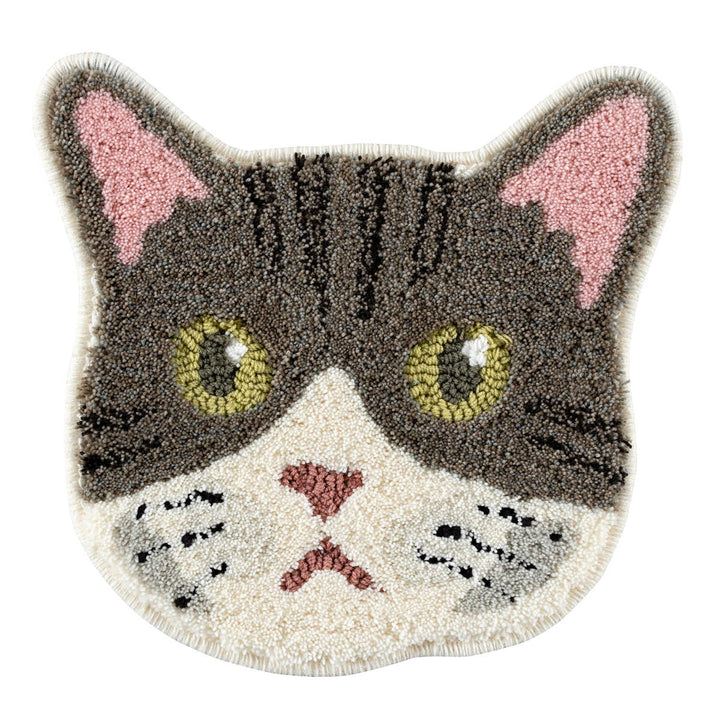 チェアパッド ネコカオ 35cm×38cm 日本製 -14