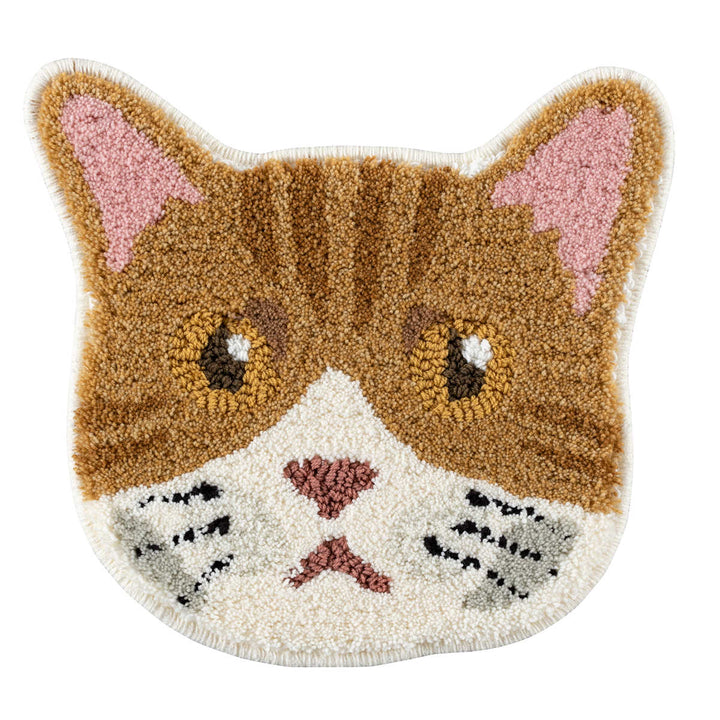 チェアパッド ネコカオ 35cm×38cm 日本製 -16