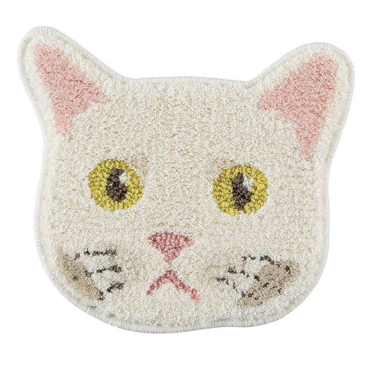 チェアパッド ネコカオ 35cm×38cm 日本製 -18