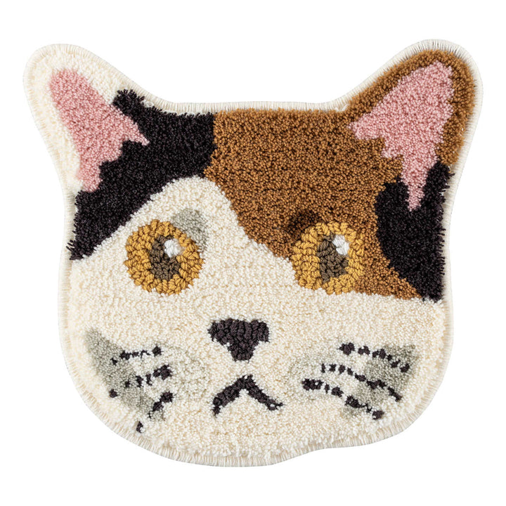 チェアパッド ネコカオ 35cm×38cm 日本製 -21