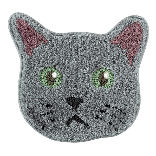 チェアパッド ネコカオ 35cm×38cm 日本製 -1