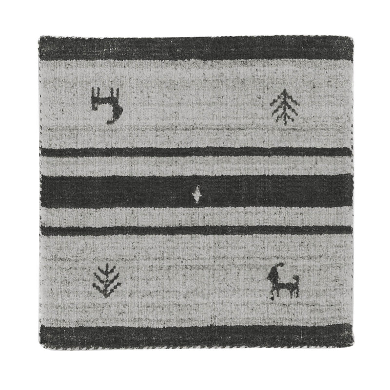 チェアパッド 40cm×40cm 北欧 レーヨン 手織り -7