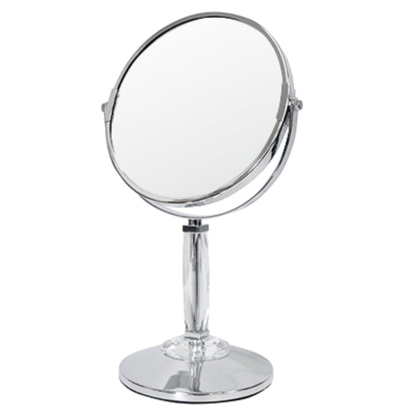 卓上ミラー 高さ31.5cm 拡大鏡 スチール製 -1