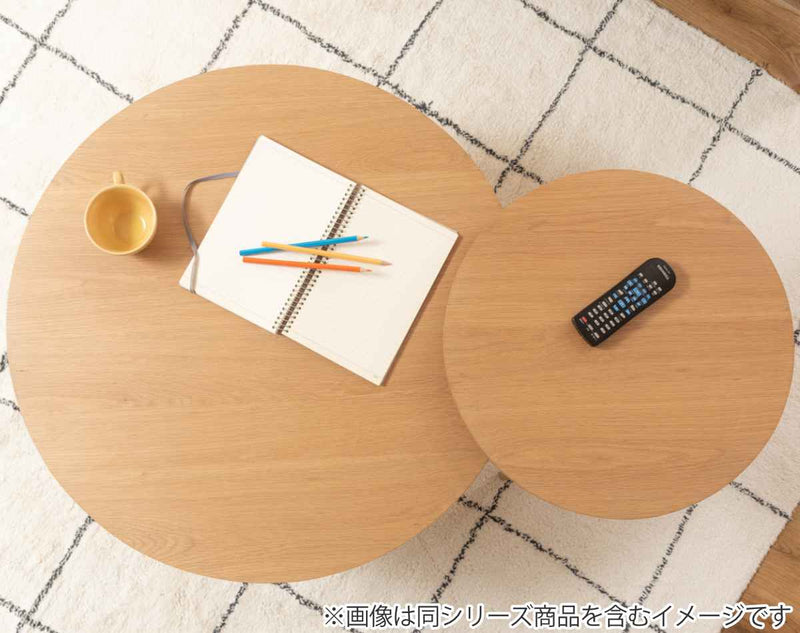 ローテーブル 幅70cm 天然木 Lサイズ -9
