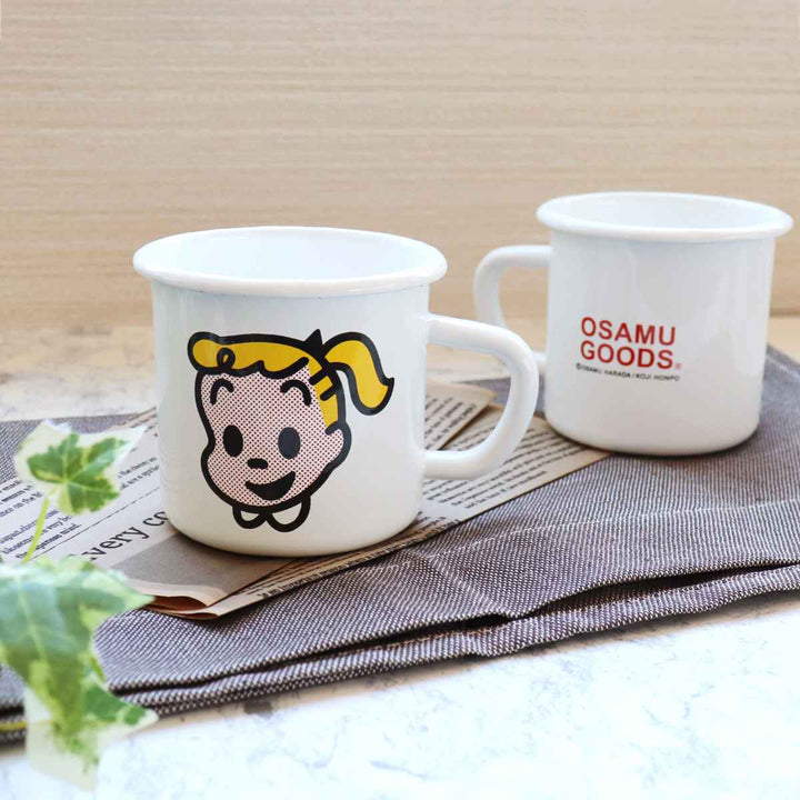 マグカップ 380ml OSAMU GOODS ホーロー -9