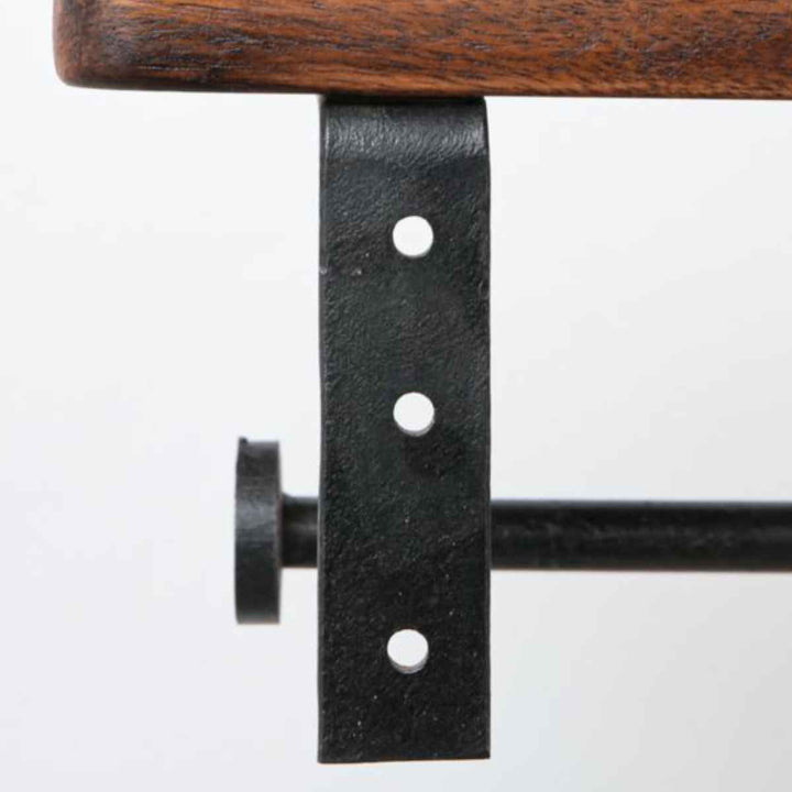 トイレットペーパーホルダー 木製 2連 -9