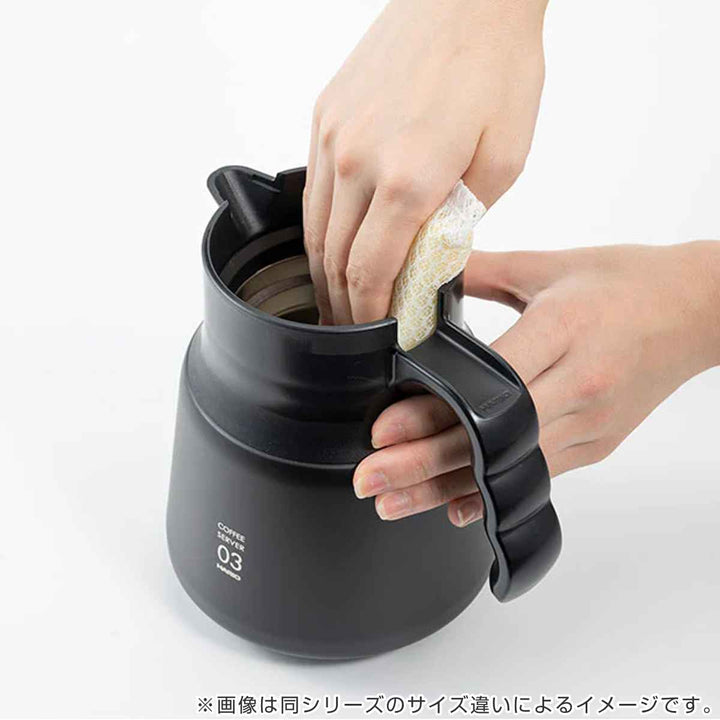 ハリオ ポット 保温ステンレスサーバー PLUS V60 600ml ステンレス VHSN-60 -10