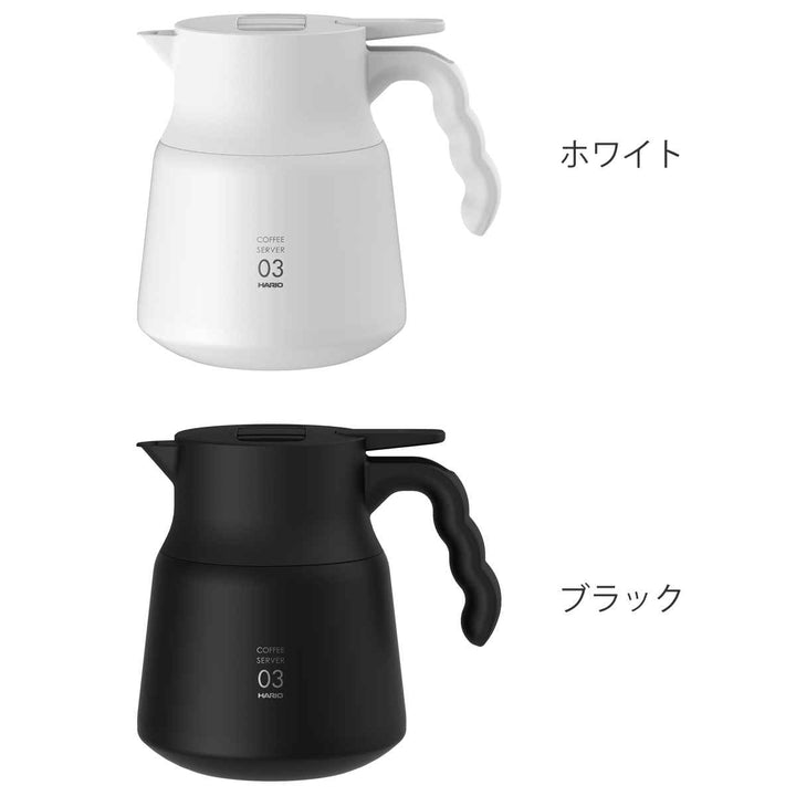 ハリオ ポット 保温ステンレスサーバー PLUS V60 800ml ステンレス VHSN-80 -4