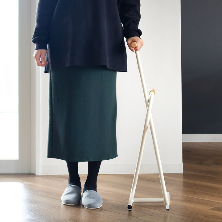 杖ツインゼット2軽量おしゃれ立ち上がりステッキ自立式インテリア