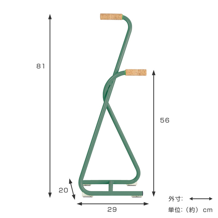 杖ツインゼット2軽量おしゃれ立ち上がりステッキ自立式インテリア