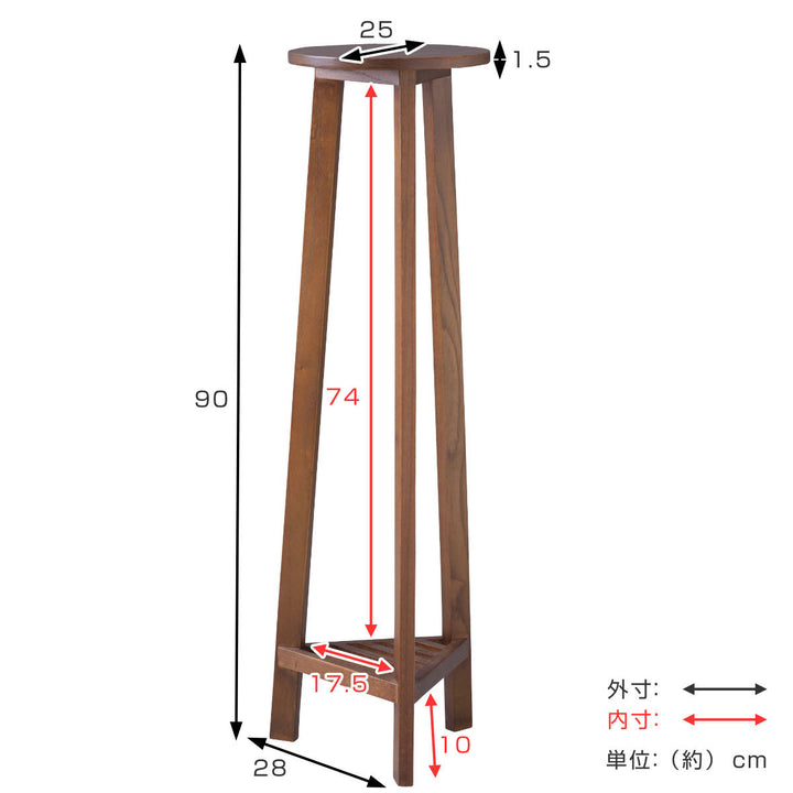 プランタースタンド プランターベース Lサイズ 木製 -4