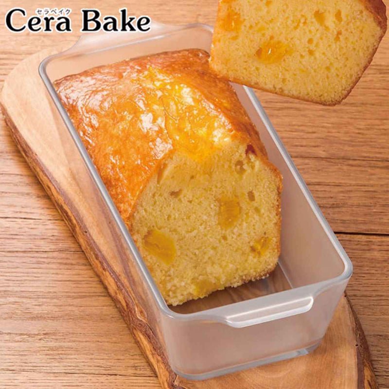 新品 Cera Bake セラベイク パウンドケーキ 型 23 x 茶色い 10 x 6