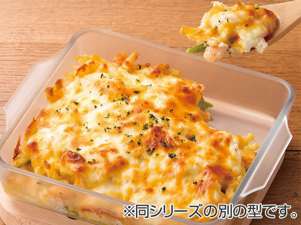 グラタン皿ラウンドディッシュS23×20cmCERABAKEセラベイク耐熱ガラス