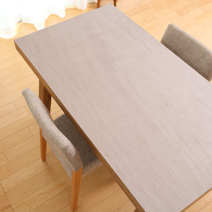 テーブルデコレーション貼ってはがせる90cm×150cmテーブルクロス半透明撥水加工ビニール日本製