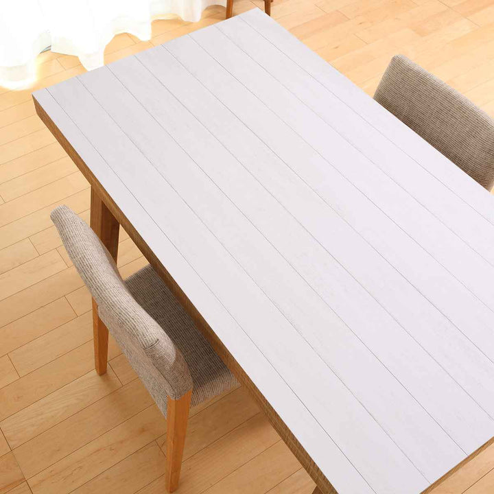 テーブルデコレーション貼ってはがせる90cm×150cmテーブルクロス木目調タイル柄撥水加工ビニール日本製