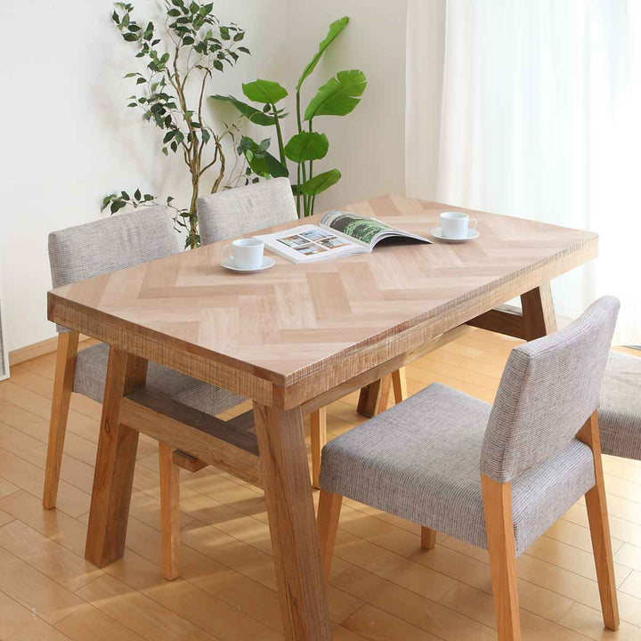 テーブルデコレーション貼ってはがせる90cm×150cmテーブルクロス木目調タイル柄撥水加工ビニール日本製
