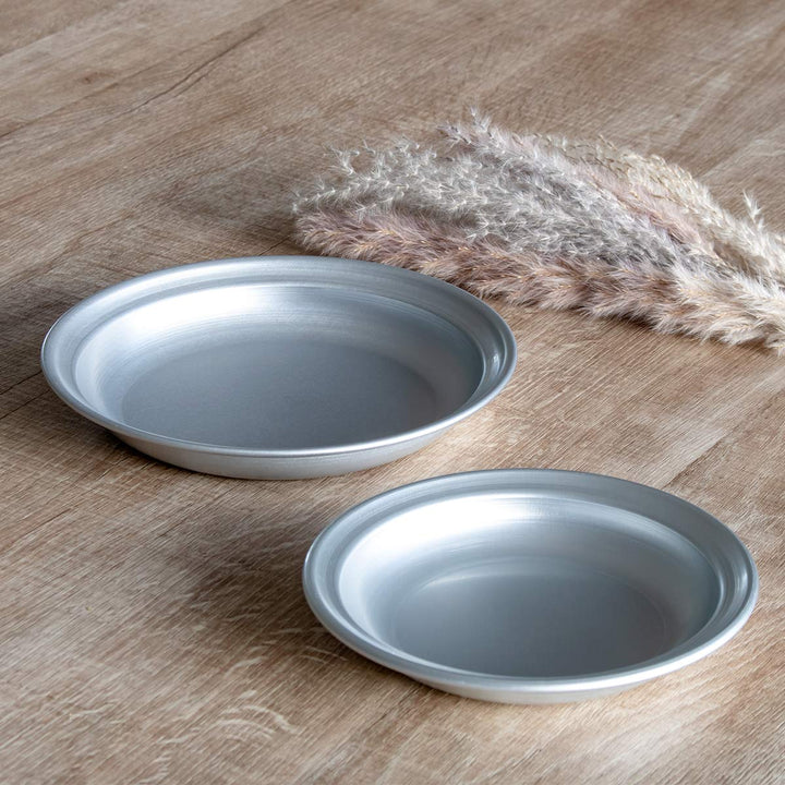 アウトドアプレート14.5cmSサイズアルミホシマルプレート