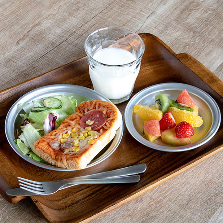 アウトドアプレート14.5cmSサイズアルミホシマルプレート