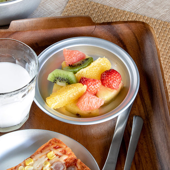 アウトドアプレート14.5cmSサイズアルミホシマルプレート