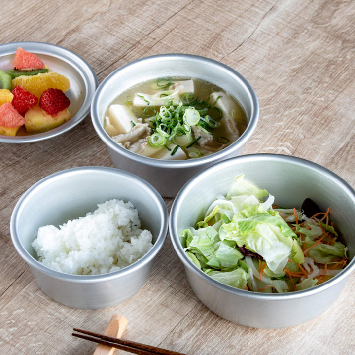 アウトドアボウル470mlSサイズアルミホシマルボウル