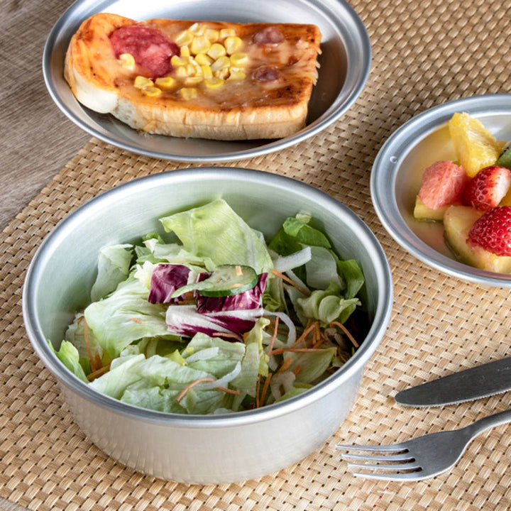 アウトドアボウル860mlLサイズアルミホシマルボウル