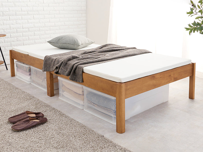 すのこベッド シングル 簡単組立 すのこ板 ベッド -16