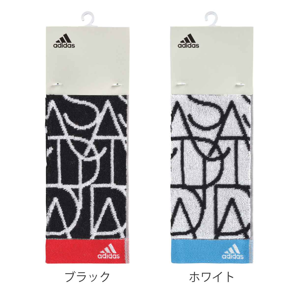 スポーツタオル アディダス 20×90cm アクティブロングタオル アイコン