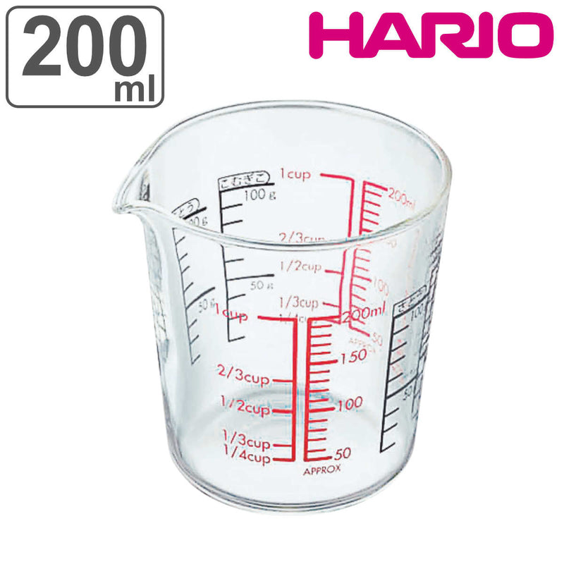ハリオ メジャーカップ 200ml 耐熱ガラス -2