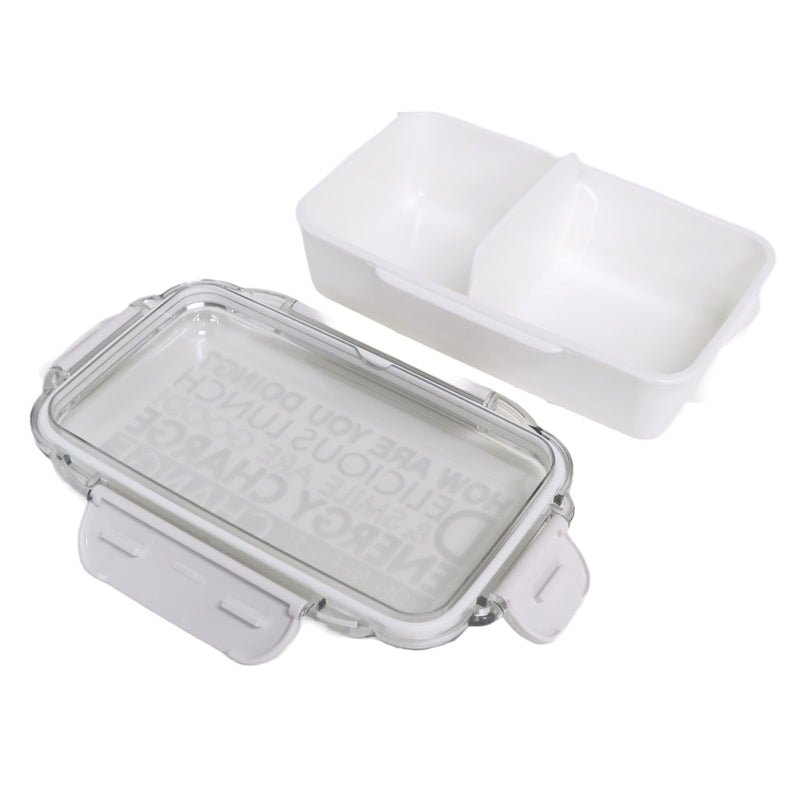 弁当箱 1段 500ml ホワイト エナジーチャージ 食洗機対応 レンジ対応 -5