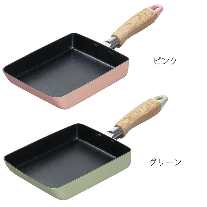 玉子焼き器13×18cmIH対応フッ素加工ナチュラルクックピュア