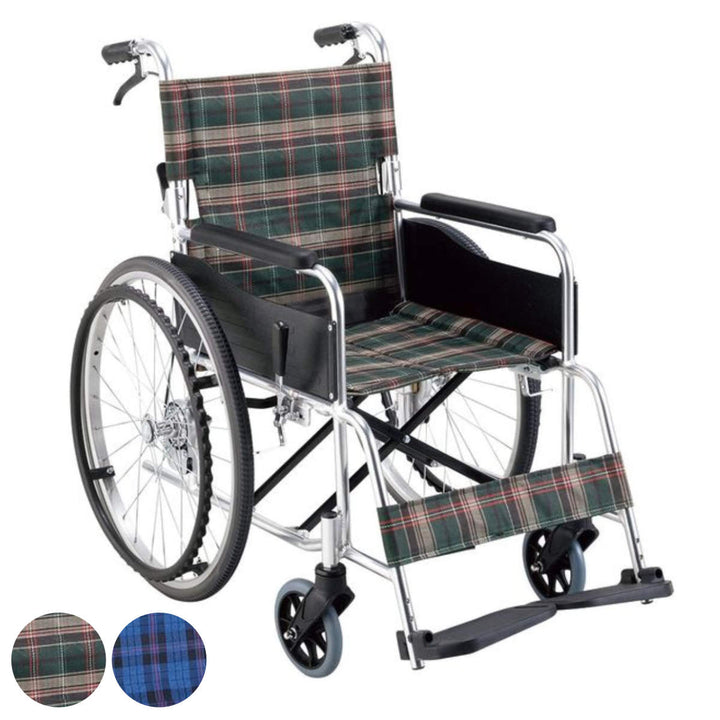 車いす 標準 自走式 背折れタイプ 座面幅40cm -2