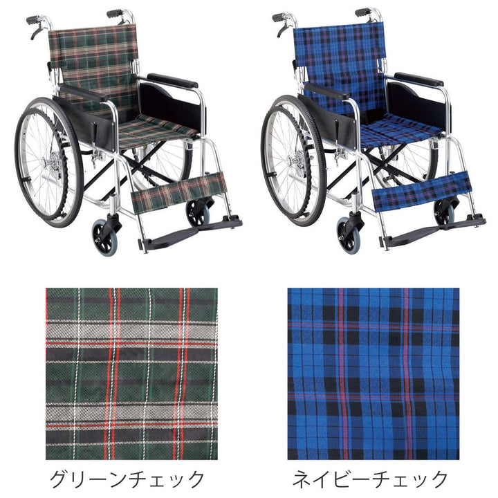 車いす 標準 自走式 背折れタイプ 座面幅40cm -3