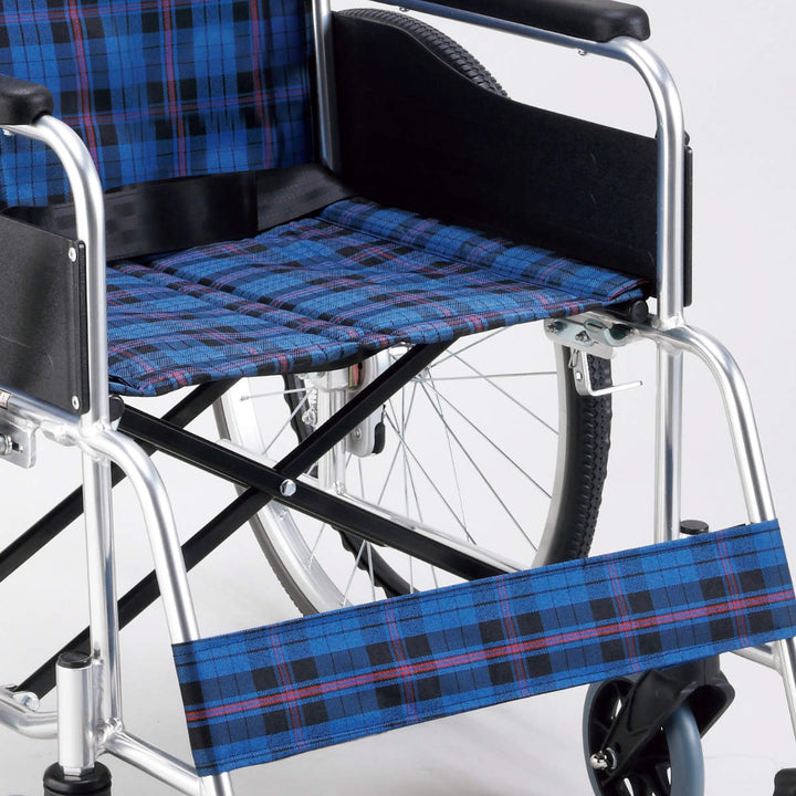 車いす ワイドタイプ 自走式 背折れタイプ 座面幅46cm -10