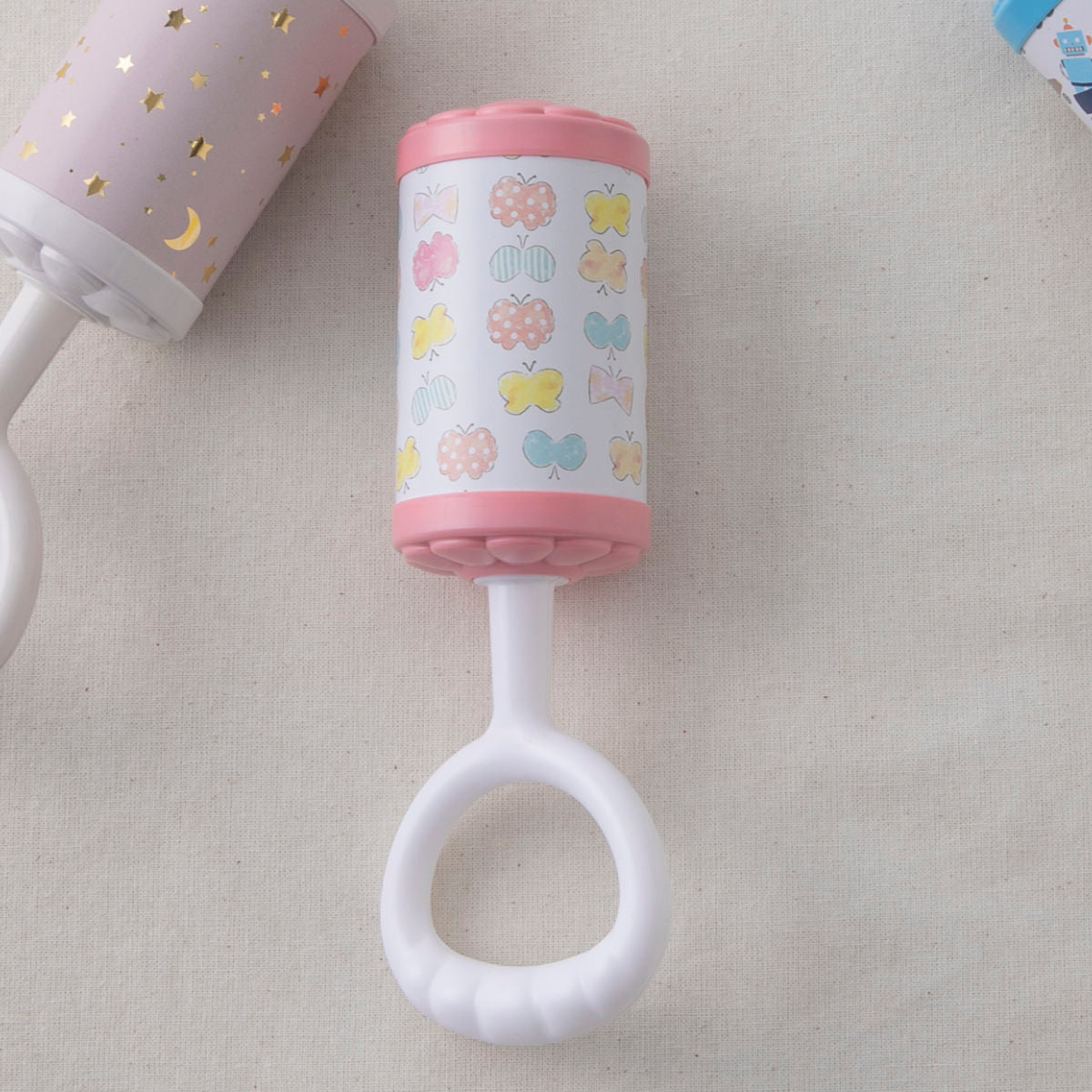 ガラガラ コロン リボン ちょうちょ 赤ちゃん おもちゃ 日本製 – ハウジー