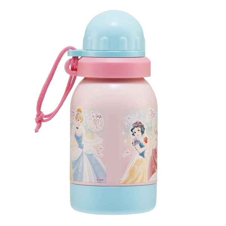 水筒 直飲み 380ml 1層 ステンレス ボトル 常温用 プリンセス -4